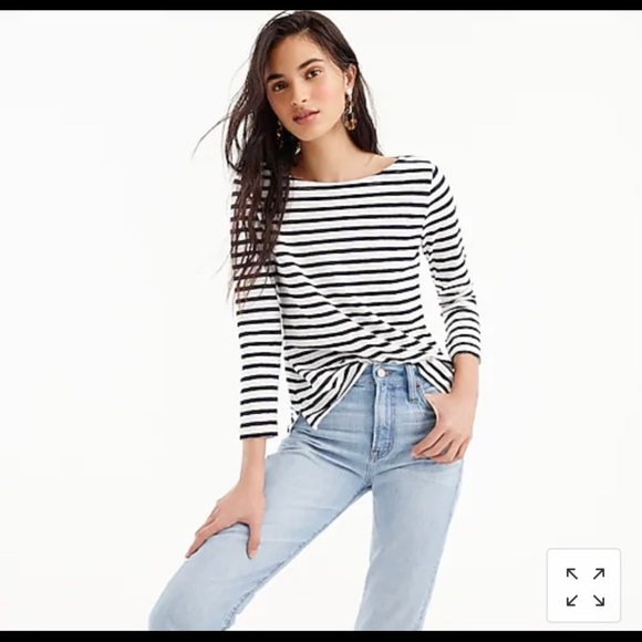 J Crew Long Sleeve Painter T-Shirt - Picture 1 of 8